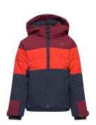 Valloire Jkt Jr Sport Snow-ski Clothing Snow-ski Jacket Red Five Seasons