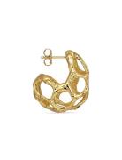 Chunky Space Earring  Designers Jewellery Earrings Hoops Gold Jane Koenig