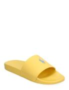 Signature Pony Slide Shoes Summer Shoes Sandals Pool Sliders Yellow Polo Ralph Lauren