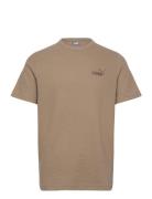 Ess Elevated Waffle Tee Sport Men Men Sports Clothes Sport Tops Sport T-Skjorte Beige PUMA