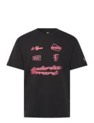 Ferrari Race Neon Energy Archivetee Sport Men Sports Clothes Sport Tops Sport T-Skjorte Black PUMA Motorsport