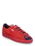 Pl Suede Classic Tartan Sport Sport Shoes Sport Sneakers Sport Low Top Sneakers Red PUMA Motorsport