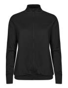 Jacquard Full Zip Sport Women Sport Clothing Sport Fleeces & Midlayers Black Röhnisch