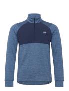 Athletics Heat Grid 1/2 Zip Sport Sport Clothing Sport Fleeces & Midlayers Blue New Balance