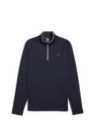 Waffle Fleece 1/4 Zip Sport Sport Clothing Sport Fleeces & Midlayers Navy PUMA Golf