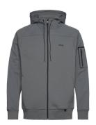 Sariq Sport Men Sport Clothing Sport Sweatshirts & Hoodies Sport Hoodies Grey BOSS