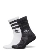 Camo Crew Sock 2Pp Sport Women Sport Clothing Sport Socks Multi/patterned Adidas Originals