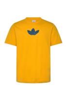 Ts Sport 2 Sport Men Sports Clothes Sport Tops Sport T-Skjorte Yellow Adidas Originals