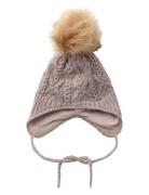 Nmfwrilla Wool Knit Hat Accessories Headwear Hats Winter Hats Purple Name It