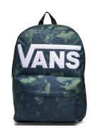 Old Skool Drop V Backpack Sport Women Sport Training Bags Sport Backpacks Green VANS