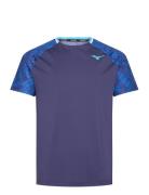 Mugen Shadow Tee Sport Men Men Sports Clothes Sport Tops Sport T-Skjorte Blue Mizuno