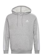 Essentials Fleece 3-Stripes Hoodie Sport Sport Clothing Sport Sweatshirts & Hoodies Sport Hoodies Grey Adidas Sportswear