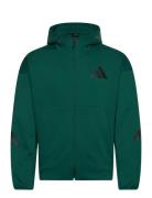 M Z.n.e. Fz Sport Men Sport Clothing Sport Sweatshirts & Hoodies Sport Hoodies Green Adidas Sportswear