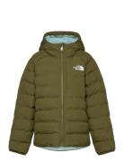 G Reversible Perrito Hooded Jacket Outerwear Snow-ski Clothing Snow-ski Jacket Khaki Green The North Face