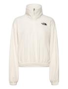 W 100 Glacier Half Zip Fleece Sport Women Sport Clothing Sport Fleeces & Midlayers Cream The North Face