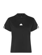 Future Icons Three Stripes T-Shirt Sport Women Sport Clothing Sports Tops & T-shirts Sport T-Skjorte Black Adidas Sportswear