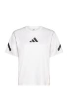 W Z.n.e. Tee Sport Sport Clothing Sports Tops & T-shirts Sport T-Skjorte White Adidas Sportswear