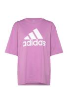 Essentials Big Logo Boyfriend T-Shirt Sport Women Sport Clothing Sports Tops & T-shirts Sport T-Skjorte Pink Adidas Sportswear