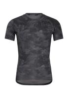 Tf Aop Tee Sport Men Men Sports Clothes Sport Tops Sport T-Skjorte Black Adidas Performance