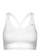 Ultimateadidas Run Medium Support Bra Sport Women Sport Clothing Sport Bras - All White Adidas Performance