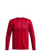 Ua M's 96 Terrace Ls Jersey Sport Men Sport Clothing Sport Tops Sport Long Sleeved Tops Red Under Armour