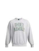 Ua Icon Hwt Terry Os Crew Sport Men Sport Clothing Sport Sweatshirts & Hoodies Sport Sweatshirts Grey Under Armour