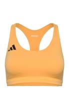 Adizero Essentials Run Medium Support Bra Sport Women Sport Clothing Sport Bras - All Yellow Adidas Performance