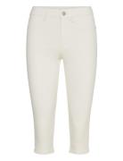 Vijeggy Ana Rw Capri Jeggins Bottoms Trousers Capri Trousers White Vila