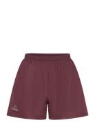 Nwlmax Zip Pocket Shorts W Sport Women Sport Clothing Sport Shorts Sport Training Shorts Burgundy Newline