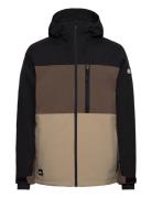 Sycamore Jk Outerwear Snow-ski Clothing Snow-ski Jacket Brown Quiksilver