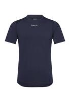 Adv Essence Ss Tee 2 M Sport Men Sports Clothes Sport Tops Sport T-Skjorte Navy Craft