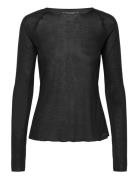 Studio Light Longsleeve Sport Women Sport Clothing Sports Tops & T-shirts Sport Long Sleeve Tops Black Björn Borg