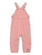 Overall Twill Bottoms Dungarees Pink Minymo