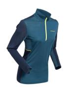 Performance Wool Half Zip Wmn Sport Sport Clothing Sport Fleeces & Midlayers Blue Daehlie