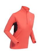 Long Sleeve Run Wmn Sport Sport Clothing Sport Fleeces & Midlayers Coral Daehlie