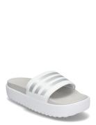 Adilette Platform Sport Summer Shoes Sandals Pool Sliders White Adidas Sportswear