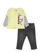 Levi's® 2Fer Skater Denim Set Sets Sets With Long-sleeved T-shirt Green Levi's