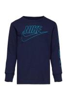 Nkb Amplfied Ls Sleeve Hit Tee / Nkb Amplfied Ls Sleeve Hit Sport T-shirts Long-sleeved T-Skjorte Navy Nike