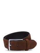 Suede Leather Semi Formal Belt Designers Belts Classic Belts Brown Anderson's