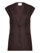 Vest Blazers Sleeveless Blazers Brown Sofie Schnoor