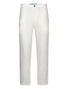 Trousers Bottoms Trousers Linen Trousers White United Colors Of Benetton