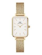 Quadro 20X26 Pressed Evergold G White Accessories Watches Analog Watches Gold Daniel Wellington