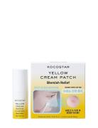 Kocostar Yellow Cream Patch Blemish Relief Essence 20Ml + Cotton Swabs? 50Pcs Beauty Women Skin Care Face Spot Treatments Nude KOCOSTAR