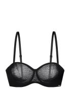 Marble Wired Bra Lingerie Bras & Tops Balc Tte Bras Black Dorina