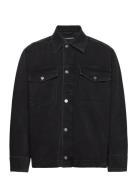 Hunt Washed Denim Overshirt Tops Shirts Denim Shirts Black J. Lindeberg