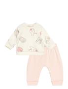 Set Sweater+Trousers Sets Sets With Long-sleeved T-shirt Pink United Colors Of Benetton