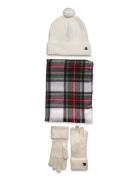 Plaid Scarf, Gloves, & Beanie Set Accessories Gloves Finger Gloves Multi/patterned Lauren Ralph Lauren