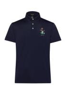 Tailored Fit Polo Bear Polo Shirt Sport Men Sport Clothing Sport Tops Sport Polos Sport Short-sleeved Polos Navy Ralph Lauren Golf