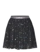 Skirt Mesh Rainbow Stars Dresses & Skirts Skirts Tulle Skirts Black Lindex