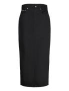 Maxi Denim Skirt Skirts Knee-length & Midi Skirts Black Calvin Klein Jeans